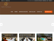 Tablet Screenshot of hotelbonvoyageng.com